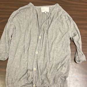 3.1 Phillip Lim gray cardigan Sz:XS